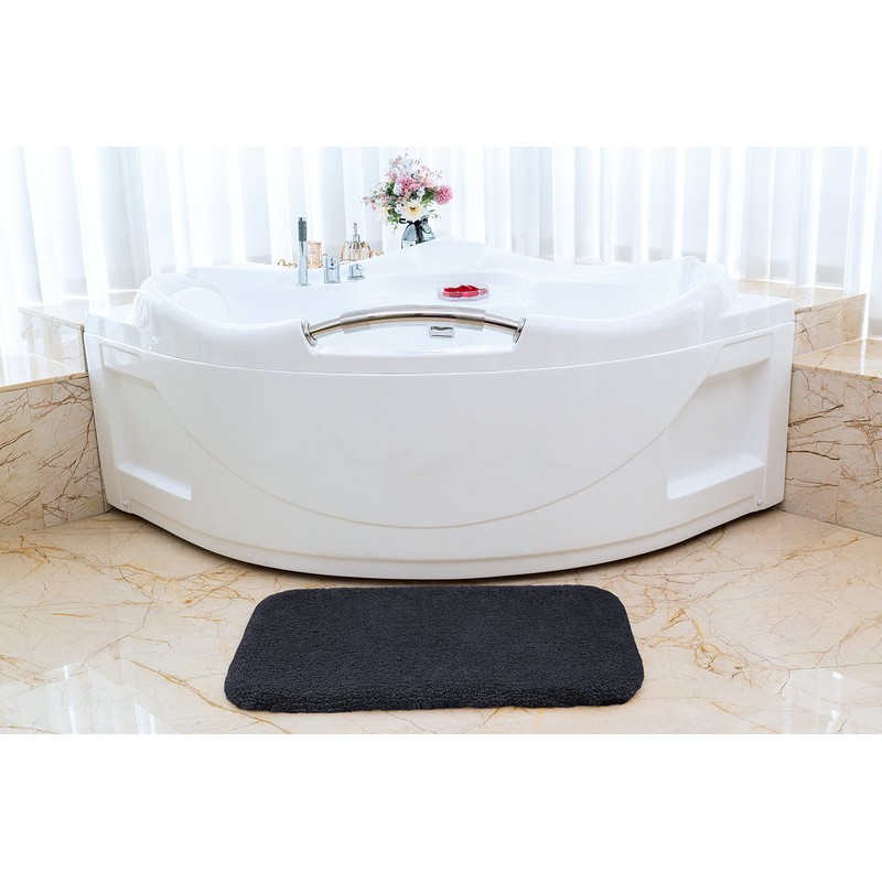 ROLIZOE Ultra Thick Bath Rug for Bathroom Non Slip Bath