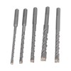 5PCS Masonry Drill Bit Set 40cr Cemented Carbide 160mm Drill
