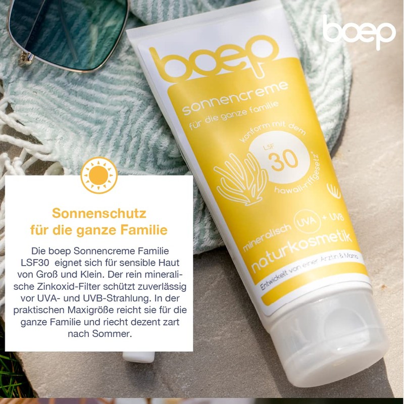 boep Sun Cream SPF 30 - Mineral Sun Protection for