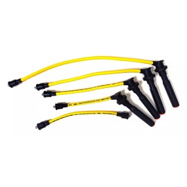 B & B MANUFACTURING Metro 1.3L Tracker 1.6L High Performance 10 mm Yellow Spark Plug Wire Set 29276Y