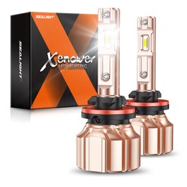 SEALIGHT 880 LED Fog Light Bulbs, 14000LM 600% Super Brightness 885 893 899 880 LED Fog Lights Bulb 6500K Cool White, Ultra-High Heat Dissipation Performance, Non-polarity, Plug and Play, Pack of 2