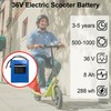 36V 8Ah Electric Scooter Battery-Compatible for Phantomgogo R1 E-Scooter with