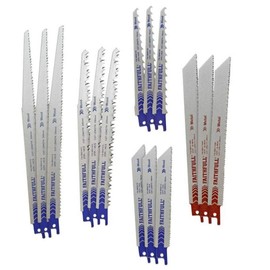 Faithfull FAISBSSET15M Reciprocating Sabre Saw Blade Set - 15 Piece. For Wood and Metal