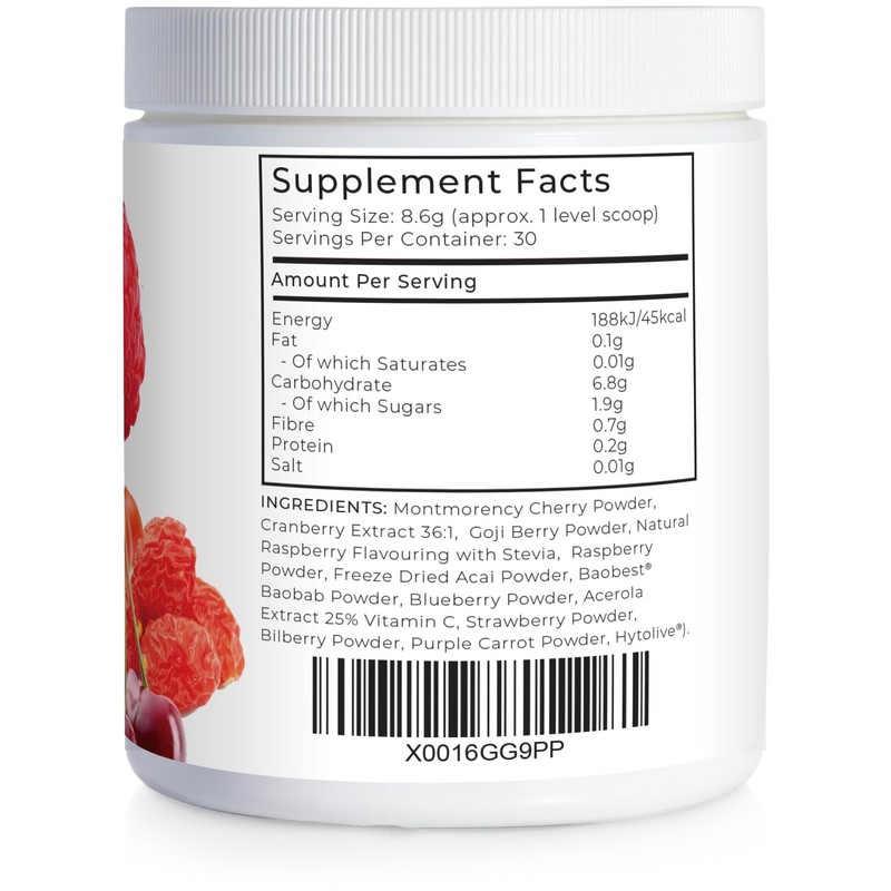 Reds (Red Fruit Drink) - 260g Tub / 30 Servings
