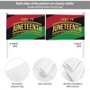 Juneteenth Since 1865 Celebrate Freedom Afican Car Flag Double Sided