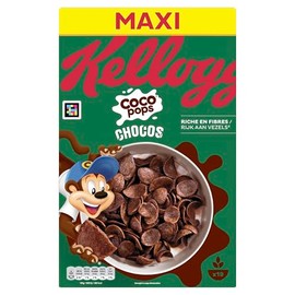 Kellogg's Coco Pops | Barchette al Cioccolato | con Frumento Tostato e Cioccolato | Confezione Singola da 580g (1 x 580g)