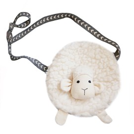 Millya UK Little Girls' Bag Kids Toddler Children Crossbody Bag Adorable Sheep Design Satchel Shoulder Bag Coin Purse