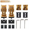 WWFGYX Hood Latches Aluminum Hood Latch Catch Kits Compatible with