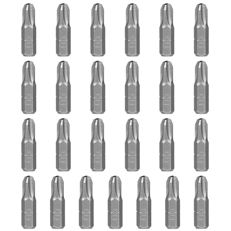 HPHOPE PH3 Screwdriver Bit Set, Phillips #3 Bits 1/4" Hexagon