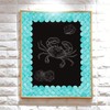 Ceiba Tree Ombre Turquoise Scallops Bulletin Board Borders for Classroom