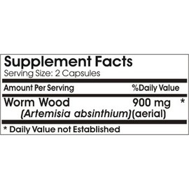 Worm Wood/Wormwood 900mg // 180 Capsules // Pure // by PureControl Supplements