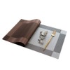 4PCS Table Placemats, PVC Dining Table Mats Woven Vinyl Table