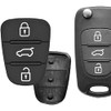 2 x Car Key Radio Remote Control Keypad 3 Buttons