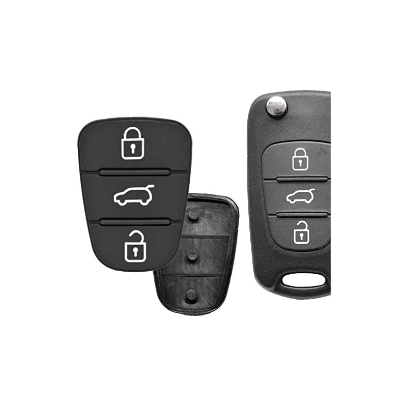 2 x Car Key Radio Remote Control Keypad 3 Buttons