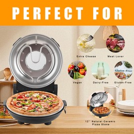 12 Inch Indoor Pizza Oven Countertop,Pizza Maker Portable