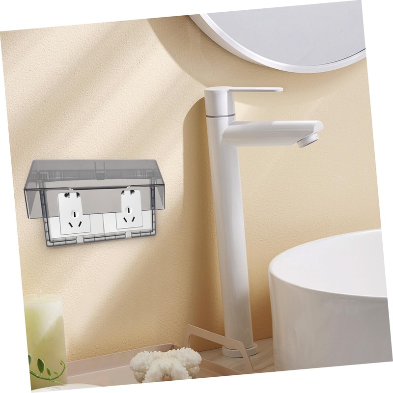 DOITOOL 2pcs Outdoor Plug Cover Weatherproof Safety Outlet Cover Box