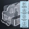Goklmn 2 Pack Acrylic Shower Caddy No Drilling Adhesive Shower