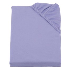 SETEX Breathable Jersey Fitted Sheet, Waterproof, 100% Cotton, Flat Sheet in Lilac, 140 x 200 - 160 x 200 cm Fitted Sheet