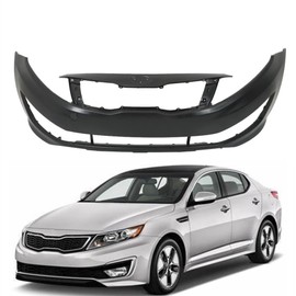 GXYWADY Front Bumper Cover Fascia Without Sensor Holes Replacement for 2012 2013 Optima EX LX 12 13 Replacement for KI1000161 865114C000 without Tow Hook Hole