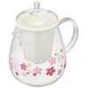 Ceramic Indigo Fuka Heat Resistant Glass Warming Pot 9265