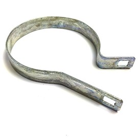 4" Tension Bands with Bolts for Chain Link Fence, Gate, Posts - 12 Pack