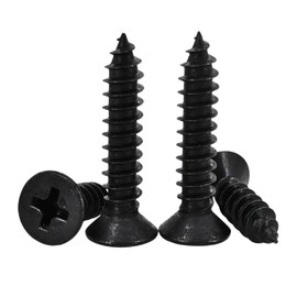 270Pcs Assorted Self Tapping Screws,Stainless Steel Screws Assortment Kit,Flat Head Countersunk Wood Screw Set with Storage Box for Homemade Repairment Woodwork(M3/M4/M5)