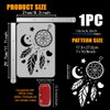 FINGERINSPIRE Beautiful Dream Catcher Painting Stencil with Brush 21 x