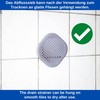 Universal Drain Strainer, Set of 2, Grey, Made of TPR
