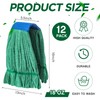 Hushee 12 Pack Large Microfiber Tube Mop Heads 18 oz