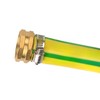 2 Pack 1/2 Inch Brass Thread Garden Hose Connector Hose