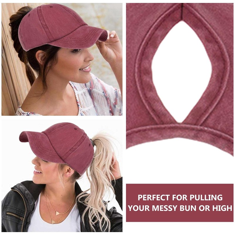 TMEOG Baseball Cap Women's Baseball Cap Women Cap with Mesh