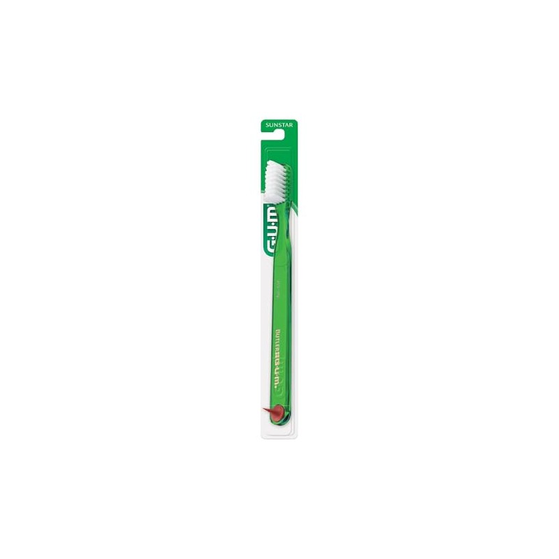 GUM Classic - cepillo para polvo de dientes suave, cabezal