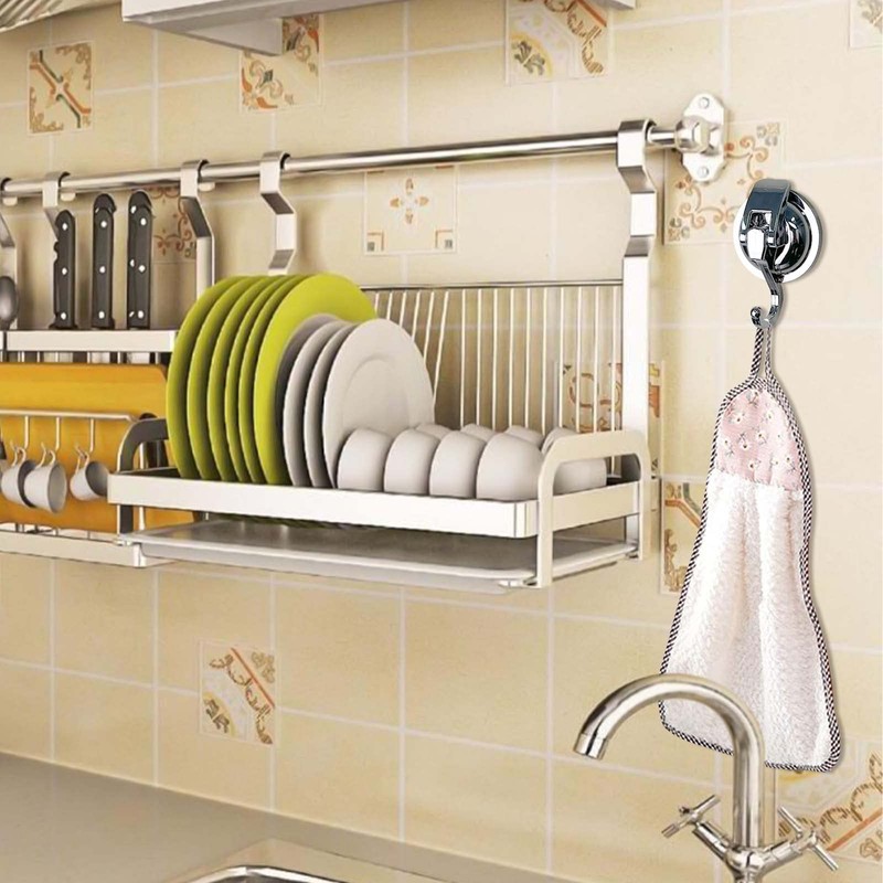 QZDAFFIC 2 PCS Suction Hooks, Premium Vacuum Hanging Suction Cup