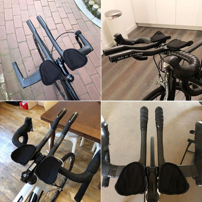 Bike Handlebar Carbon Fiber Bicycle TT Handlebar Aero Bars Rest