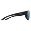 Smith Barra Sunglasses Matte Black/ChromaPop Polarized Blue Mirror