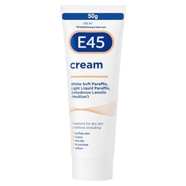 E45 Crema 1.76 onzas. | Emollient cream to soothe dry, itchy & irritated skin - Non-greasy, suitable for face, hands & eczema-prone skin