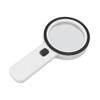 30X Handheld Large Magnifying Glass UV Banknote Inspection Magnifying Glass