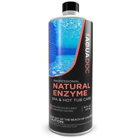 Spa Enzyme for Hot Tubs, Spa Enzyme Water Treatment to Clarify Hot Tub Water. Natural Enzyme Hot Tub Cleaner, Spa Enzyme Cleaner & Natural Hot Tub Chemicals to Make your Spa Perfect - 16oz MAV AquaDoc