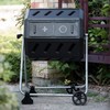 FCMP Outdoor IM4000-WK 37 Gallon Plastic Dual Chamber Tumbling Composter