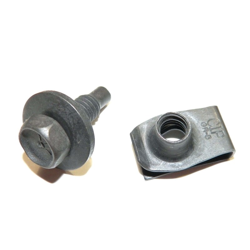 5/16 Body Bolts & Clips 5/16-18 x 7/8 (50 Pcs)
