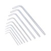 Hex/Allen Keys Ball Ended Metric 1.5mm - 10mm 9pc Set