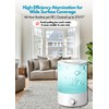 MegaWise Topfill 7-colour Night light humidifier for Kid bedroom with