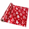 Red Christmas Wrapping Paper Roll for Holiday Gifts – Shiny