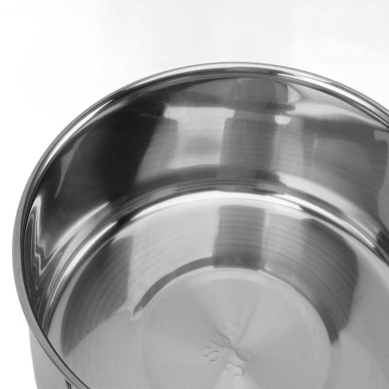 6PCS Portable Cookware Set Rapid Heating 304 Stainless Steel Efficient