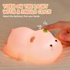 OkiyiD Cute Hippo Gifts, Hippo Night Light for Kids, Kawaii