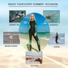 FEOYA Women Youth Thin Rash Guard Wetsuit Jacket with Zipper