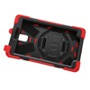 Tablet Case Silicone Hard PC Precise Cutouts Adjustable Strap Rotating