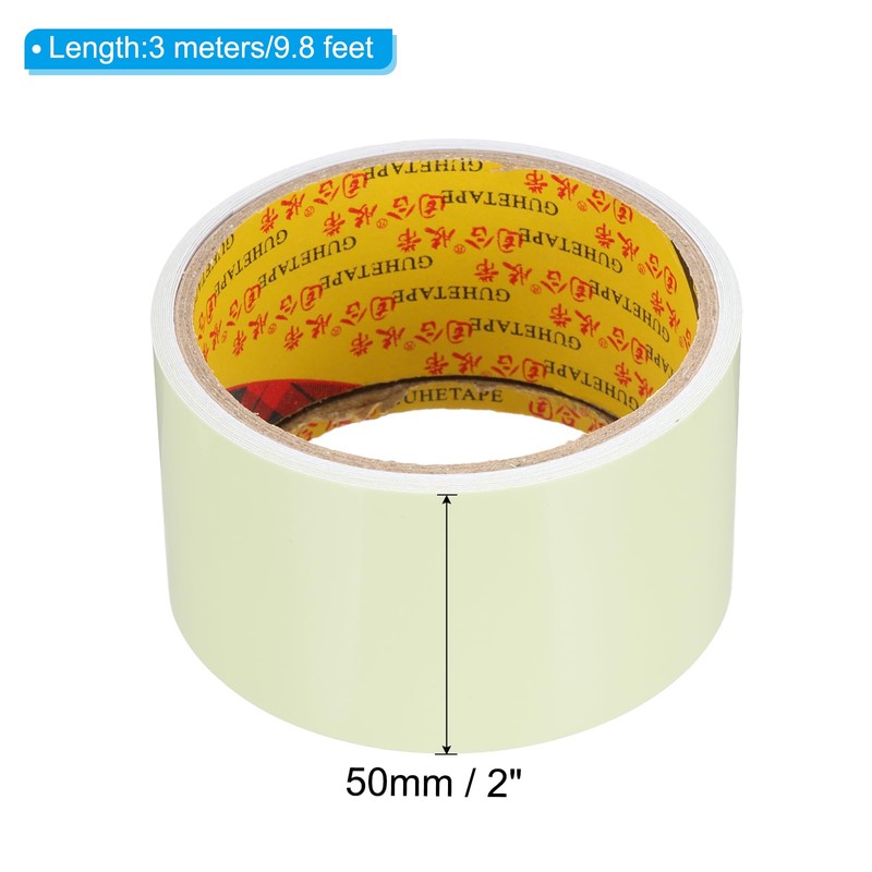 PATIKIL Luminous Tape 50 mm x 3 Metres, 1 Roll