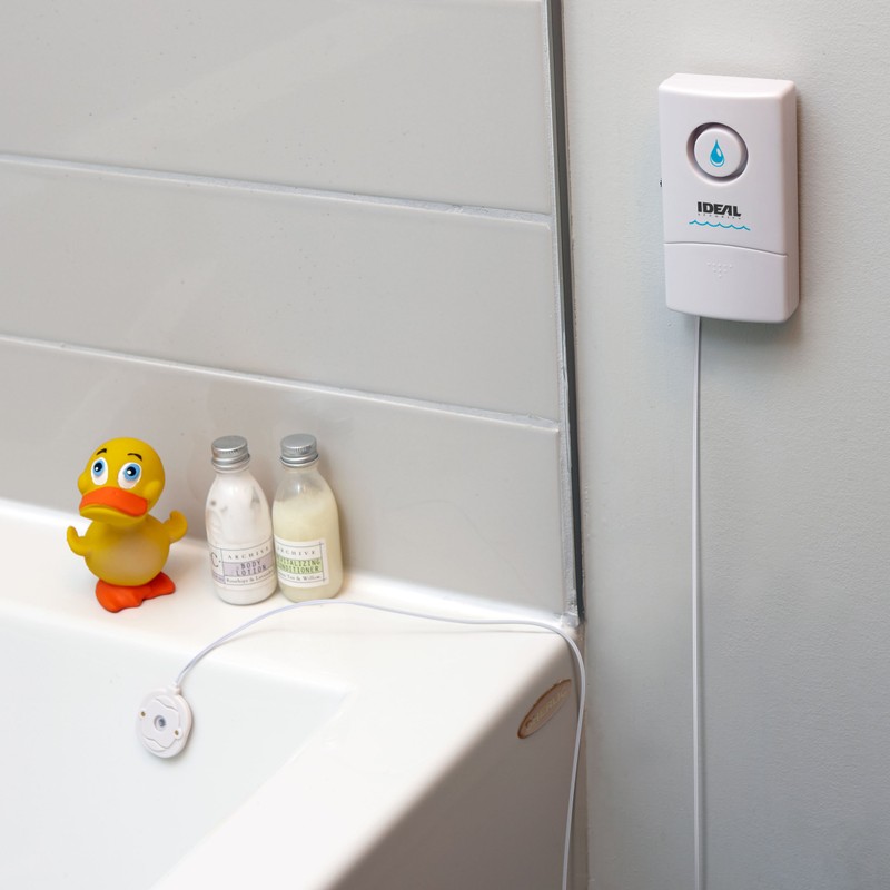 Ideal Security SK606 Flood Water and Overflow Alarm White