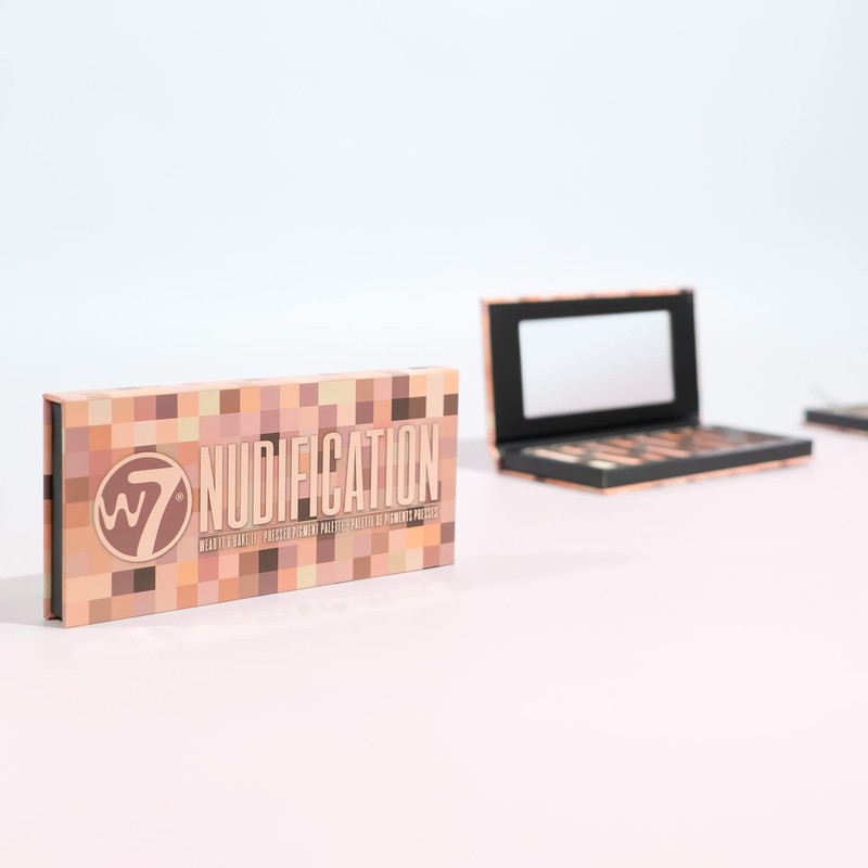 W7 Nudification Pressed Pigment Palette - 16 High Impact Nude